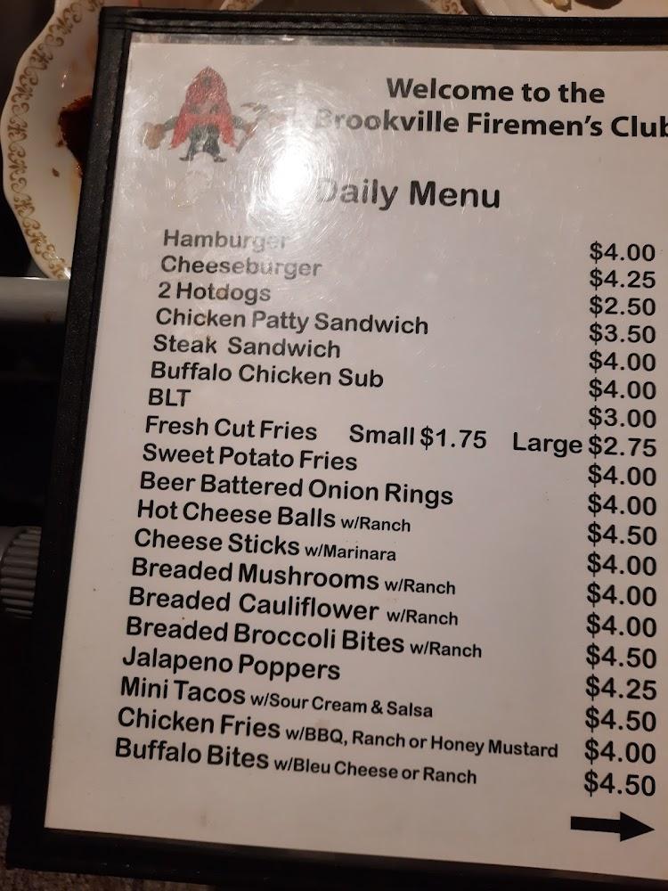 Brookville Firemens Club French Fries